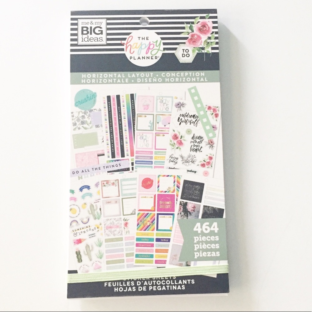 Happy Planner Horizontal Layout Sticker Value Pack